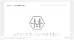 Desktop Screenshot of maplessmarketing.com