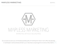 Tablet Screenshot of maplessmarketing.com